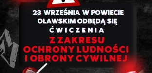 Ćwiczenia obrony cywilnej i ochrony ludności w powiecie oławskim