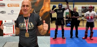 Damian Terlecki Mistrzem Polski Służb Mundurowych w kickboxingu