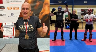 Damian Terlecki Mistrzem Polski Służb Mundurowych w kickboxingu