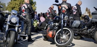 Motocykliści żegnali śp. Łukasza Klepackiego