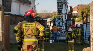 W Sobocisku płonęło poddasze. Na szczęście nikt nie ucierpiał
