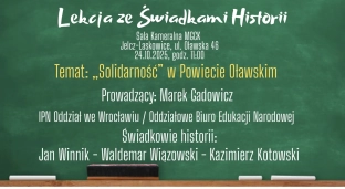 Lekcja ze Świadkami Historii 
