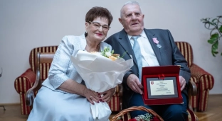 Diamentowe Gody Państwa Anny i Ludwika Głogusz