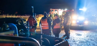 Z ziemi i z powietrza. MEVA w nocnej akcji poszukiwawczej