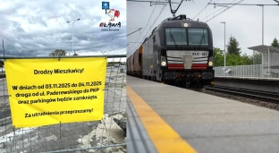 Utrudnienia przy przystanku Oława Zachodnia, zamknięty będzie dojazd i parking