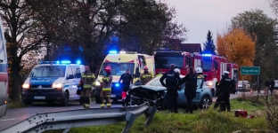 Uwaga kierowcy! Wypadek w Kopalinie. Cztery osoby poszkodowane [ZDJĘCIA]