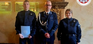 Nowi policjanci w oławskiej komendzie