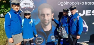 Uczennice z Bystrzycy spotkały się z polskim astronautą Sławoszem Uznańskim
