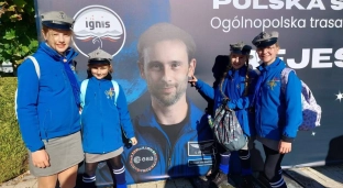 Uczennice z Bystrzycy spotkały się z polskim astronautą Sławoszem Uznańskim