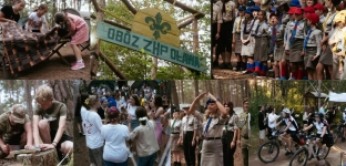 Zuchy i harcerze nad Bałtykiem. Fotoreportaż z obozu w Lubiatowie