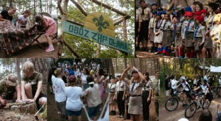 Zuchy i harcerze nad Bałtykiem. Fotoreportaż z obozu w Lubiatowie