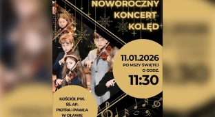 Noworoczny skrzypcowy koncert kolęd w Oławie