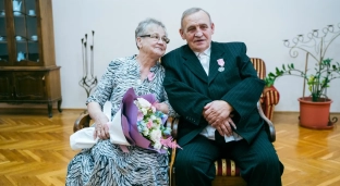 Państwo Wilk z Oławy świętowali jubileusz Złotych Godów