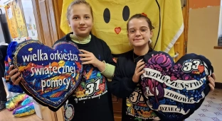 Finał WOŚP w Szkole Podstawowej nr 1 w Oławie