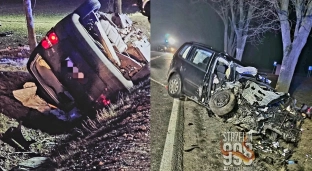Śmiertelny wypadek na trasie Oława-Strzelin. Auto uderzyło w drzewo