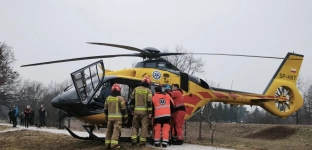 Duże stężenie czadu. Mężczyzna trafił do szpitala