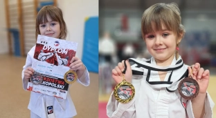 Wielki sukces małej mistrzyni. Krystyna Kobus z medalami w taekwon-do