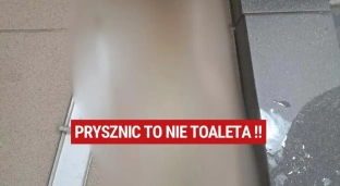 Prysznic to nie toaleta. Centrum Sportu i Rekreacji alarmuje!