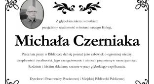 Pracownicy biblioteki żegnają Michała Czerniaka