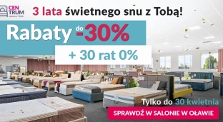 Do Oławy przyjeżdżają po dobry sen. Sypialnioland świętuje 3. urodziny i zaprasza na wyjątkowe promocje
