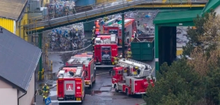 Pożar w ZGO Gać. Na miejscu 35 strażaków