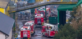 Pożar w ZGO Gać. Na miejscu 35 strażaków