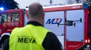 Nie tylko poszukiwania. MEVA wsparła akcję gaśniczą