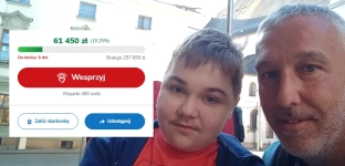 Każdy wyjazd to ogromny wysiłek - pomóżmy Przemkowi i jego rodzinie