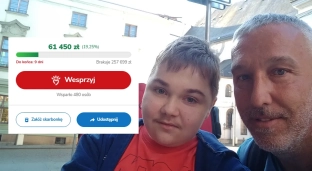 Każdy wyjazd to ogromny wysiłek - pomóżmy Przemkowi i jego rodzinie