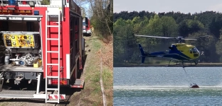 Pożar w Kopalinie i ostrzeżenie RCB dla powiatu oławskiego