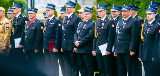 Dzień Strażaka w Oławie. Medale, odznaczenia i podziękowania [ZDJĘCIA]