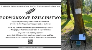 Studenci pytali o podwórkowe dzieciństwo. Oławianie podzielili się niezwykłymi wspomnieniami