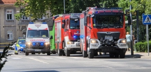 Nietrzeźwy wpadł pod koła autobusu. Trafił do szpitala