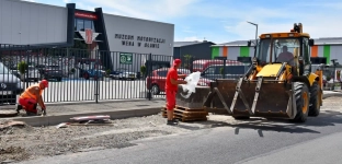 Remont ulicy Zielnej w Oławie nabiera tempa