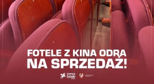 Fotele z Kina Odra na sprzedaż. Można je kupić za niewielką kwotę