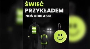 Jesienią zadbaj o widoczność. Odblask może uratować życie