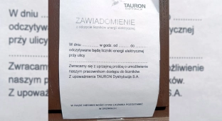Brak daty, brak godziny, a ma być odczyt. TAURON znów irytuje mieszkańców