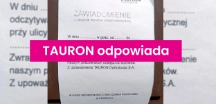 TAURON odpowiada mieszkańcom: To był błąd. Przepraszamy