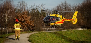 Poważny wypadek na budowie w Jelczu-Laskowicach. 36-latek trafił do szpitala