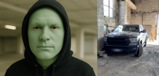 Założył maskę, by odegrać kradzież. Plan spalił na panewce