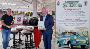 Rajd Koguta wsparł Jelcz-Laskowice - gmina otrzymała nowoczesny sprzęt