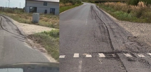 Kto zaorał drogę na ulicy Szmaragdowej? Mieszkaniec  pokazuje uszkodzoną drogę