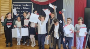 Konkurs wiedzy o Polsce w Gminnej Szkole Podstawowej