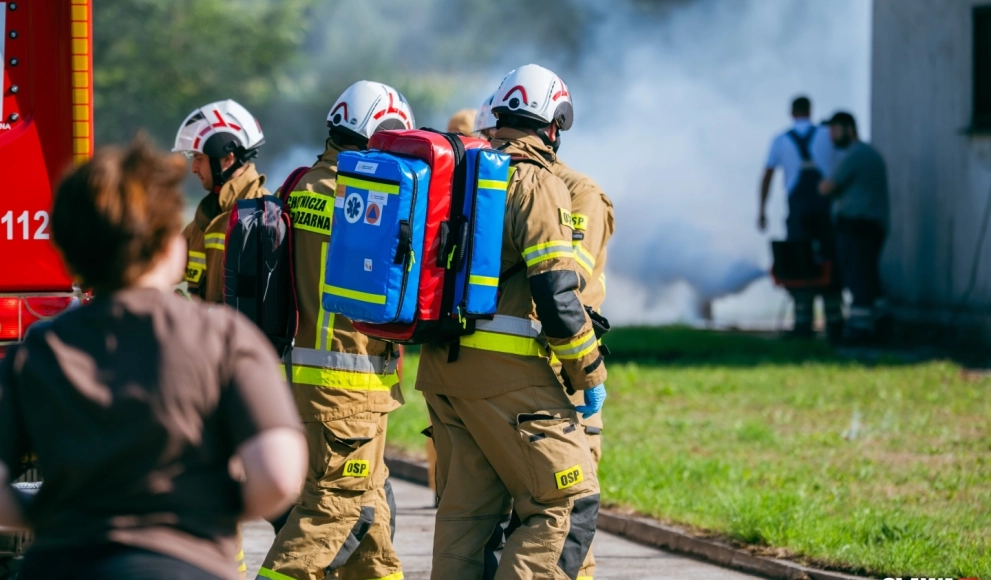 Strażak z Oławy był po służbie. Ruszył na pomoc podczas pożaru