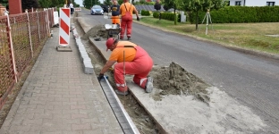 W Osieku trwa drugi etap modernizacji drogi powiatowej