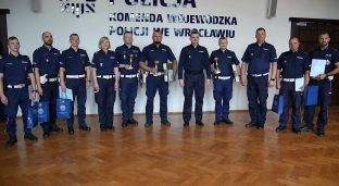 Sierżant Mateusz Mirecki z Oławy wśród najlepszych policjantów ruchu drogowego