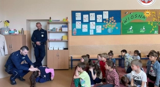 Rozmawiali z przedszkolakami o bezpieczeństwie