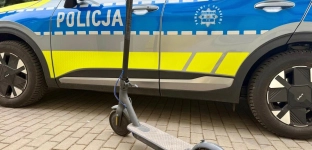 Nastolatek przewrócił się na hulajnodze. Trafił do szpitala