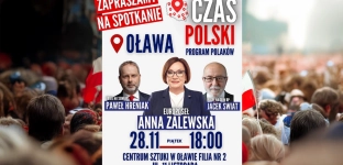 Spotkanie z europosłanką Anną Zalewską już w piątek w Oławie