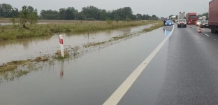 Na Autostradzie A4 doszło do podtopienia